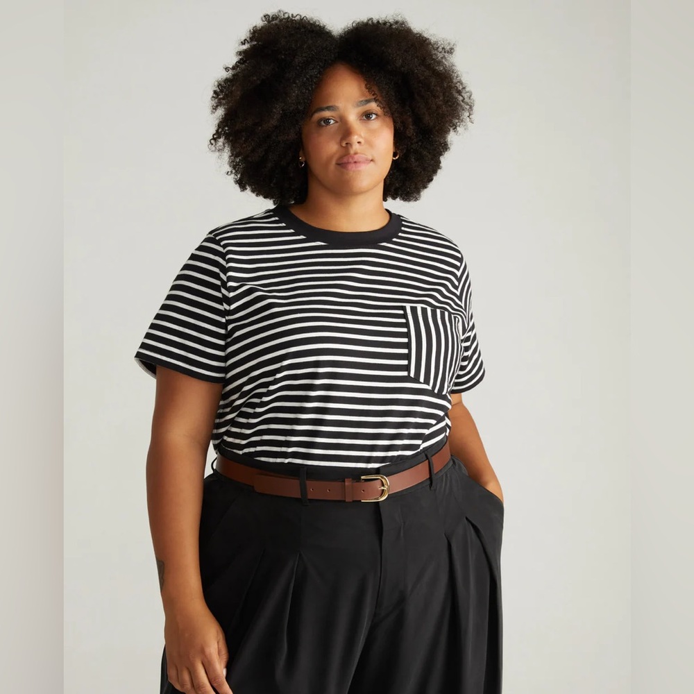 NWT Universal Standard Breton Stripe Garcon Tee